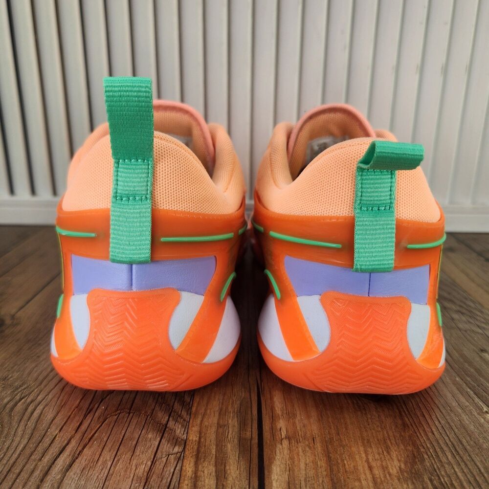 Air Jordan Heir Basketball Sneakers Men's 8 Orange Pulse Ghost Green FQ3858-800 - Picture 4 of 13